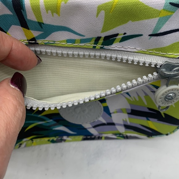 Kipling Yellow Blue Nylon Small Crossbody with gorilla MCB4900 - Picture 8 of 14